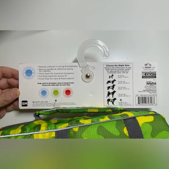 NEW Outward Hound Dog Life Jacket Small 16-20in Girth Granby Splash Camo - Picture 4 of 4